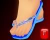 Flip flops f-blue