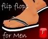 flip flops m-black