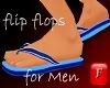 flip flops m-blue