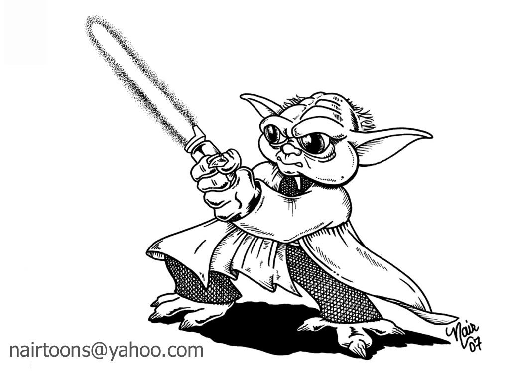 yoda face coloring pages - photo #18