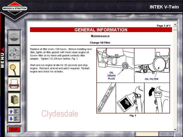 briggs and stratton cd service manuals