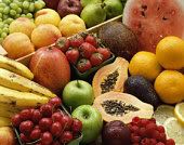Warna-warni sayur dan buah