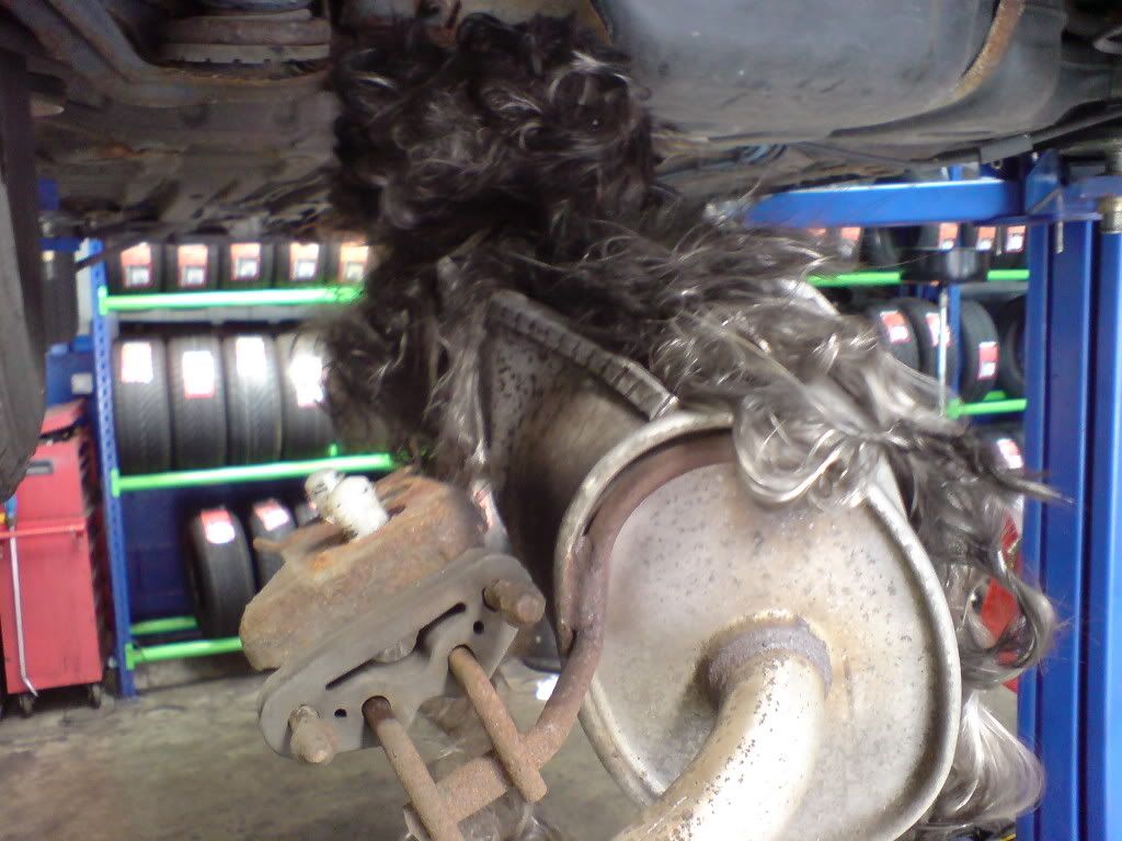 Hair In Exhaust