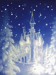 白雪中的城堡