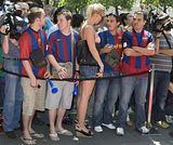 FC Barcelona Players arriving at Rome