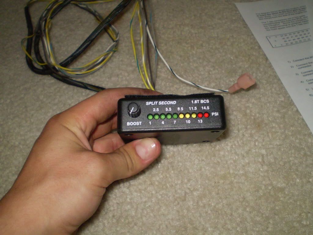 Split Second 1.8t electronic boost controller VW Vortex Volkswagen