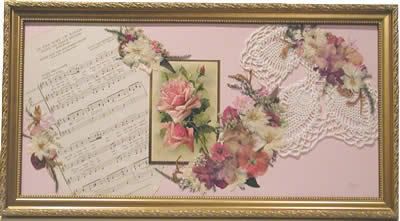 small music sheet with flowers Pictures, Images and Photos