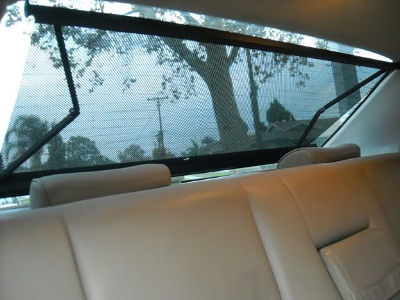 Power rear window sunshade mercedes #1