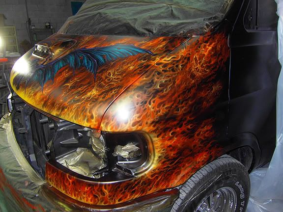Vandriverfrontflames