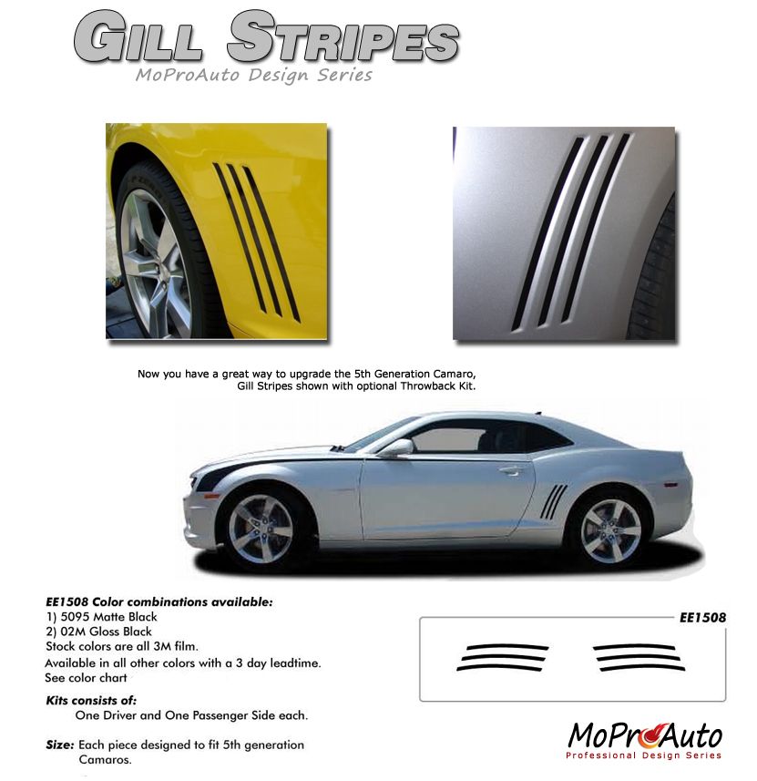 Chevy Camaro BUMBLEBEE Vinyl Graphics, Stripes and Decals Set