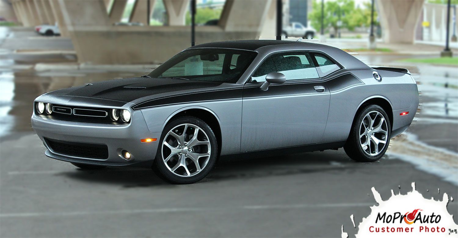 Challenger Pursuit T A Wide Upper Door Vinyl Graphics
