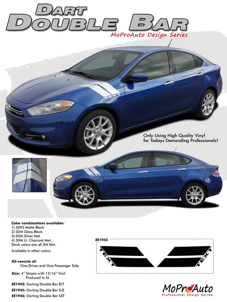 DODGE DART Vinyl Graphics, Stripes and Decals Set