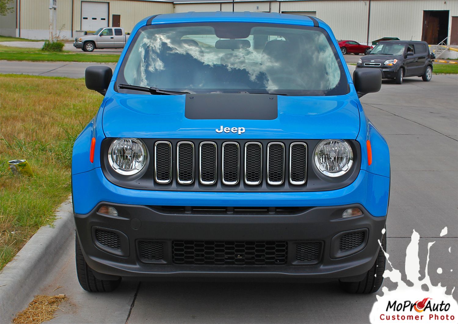 RENEGADE HOOD Jeep Renegade Hood "Trailhawk Style" Vinyl Graphics