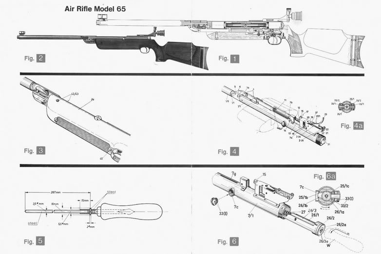 American Vintage Airguns Forum Diana 65 Trigger adjustment