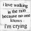 walk in rain