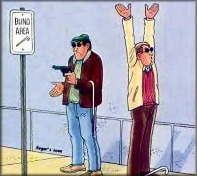 Blind Area Funny Picture