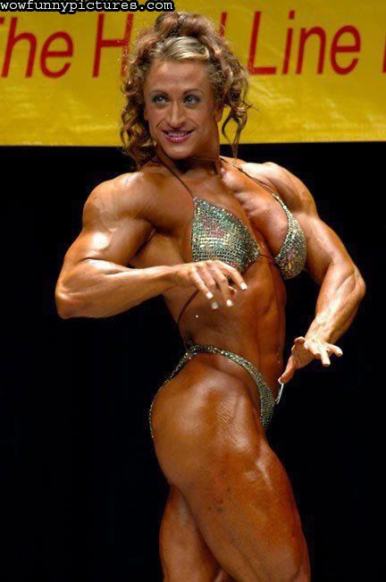 Muscular Girl Funny Picture