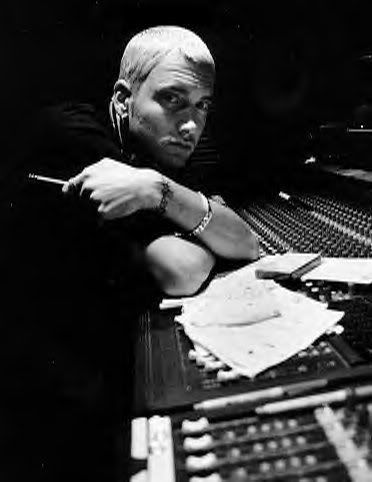 eminem younger days. days at a smaller venue.