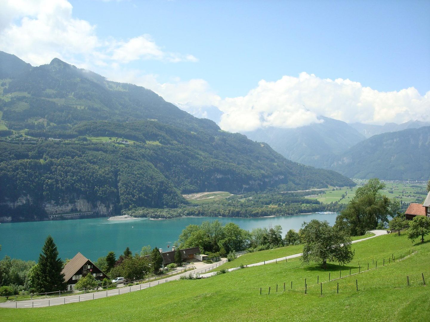 view from Amden to Wallensee