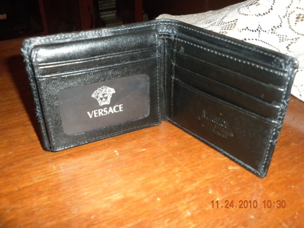 Versace New in Box Wallet for Men Authentic Leather Free Shipping | eBay