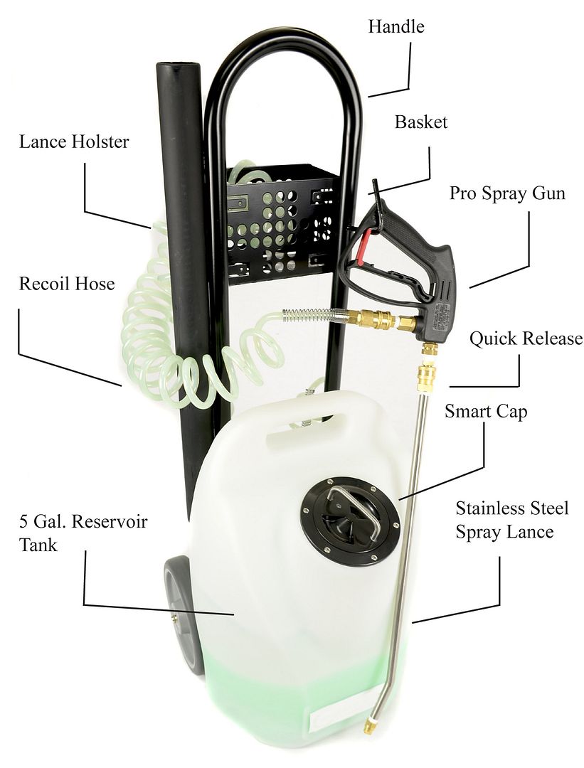 the boss waterless detailing unit mobile cordless car care