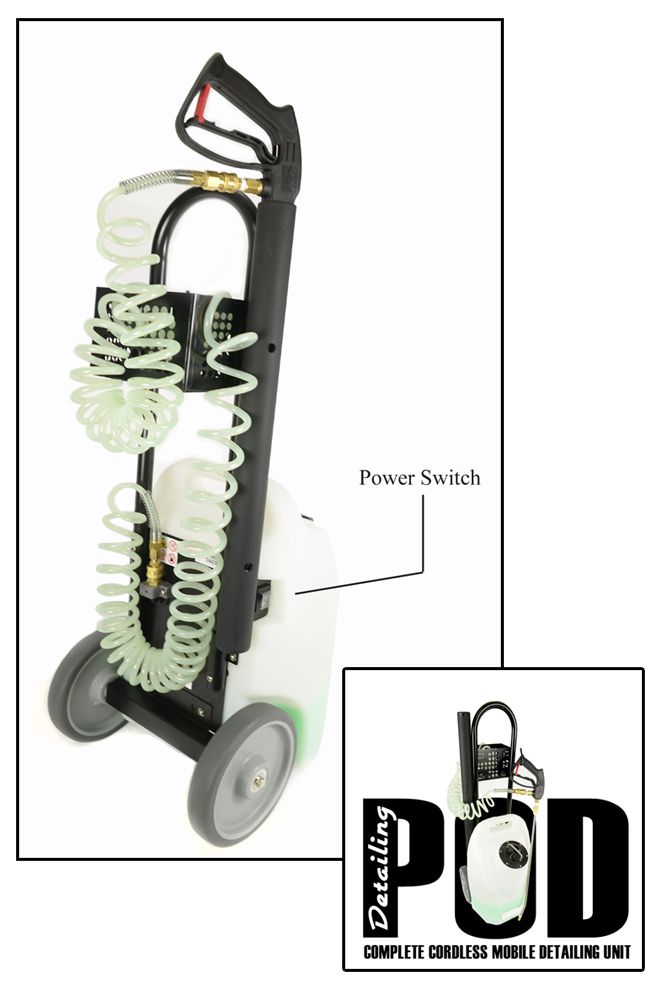 the boss waterless detailing unit mobile cordless car care