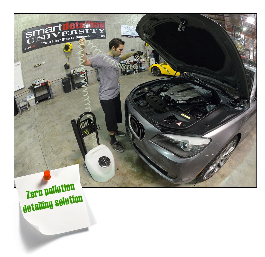 Eco Detailing pod the boss-Battery Operated System Sprayer waterless detailing unit mobile cordless car care