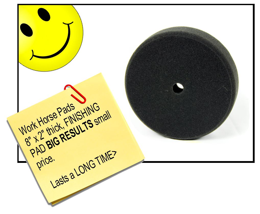 Work Horse Wool And Foam Buffing Pads