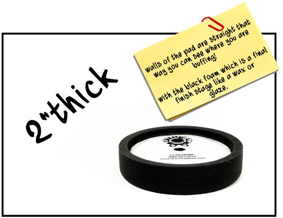BLACK FOAM FINSIHING PAD