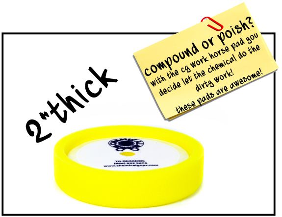 Work Horse Wool And Foam Buffing Pads