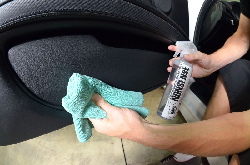 interioir car detailing for BMW