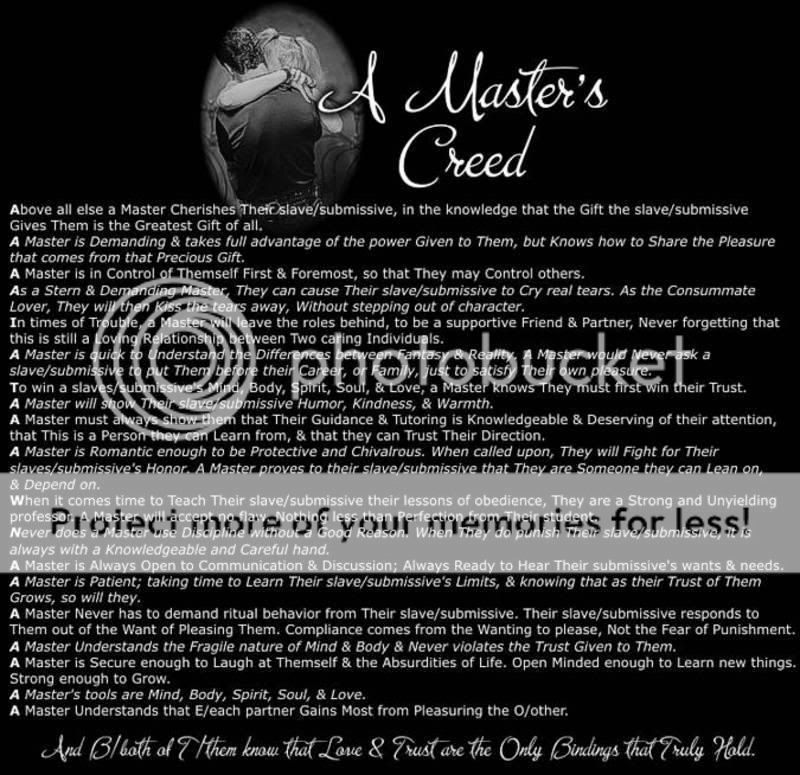 A Master's Creed Pictures, Images and Photos
