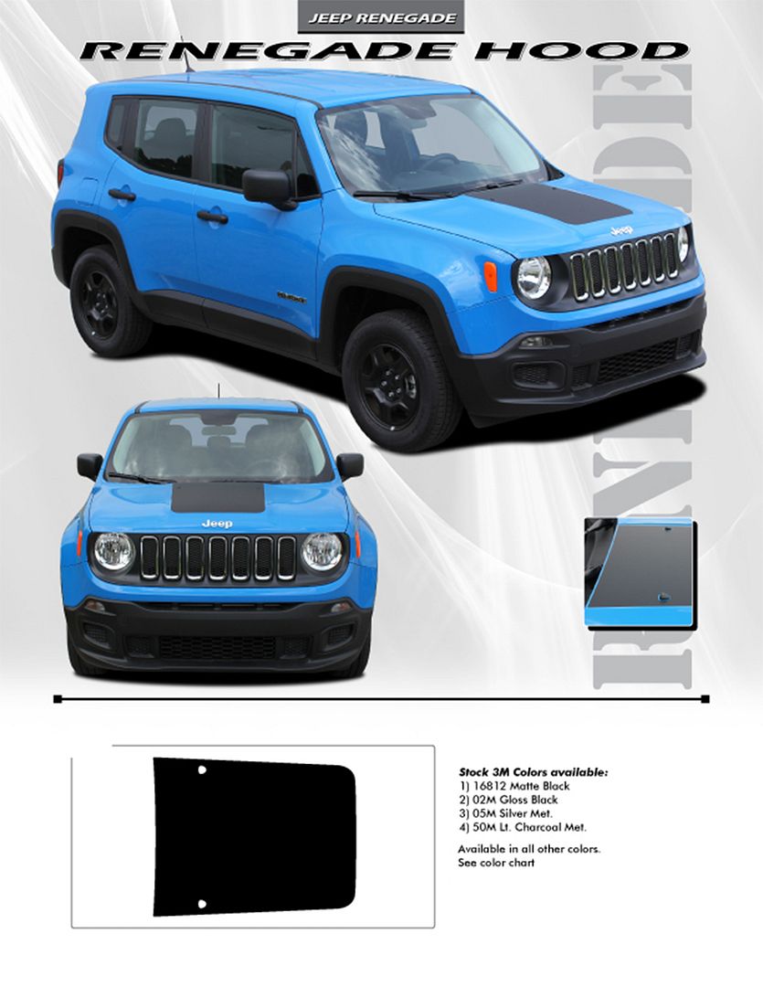 2018 Jeep Renegade Color Chart