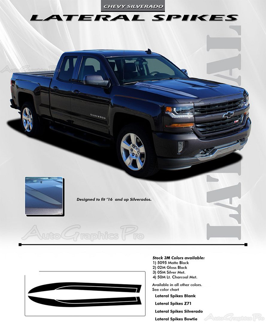 2018 Chevy Silverado Color Chart