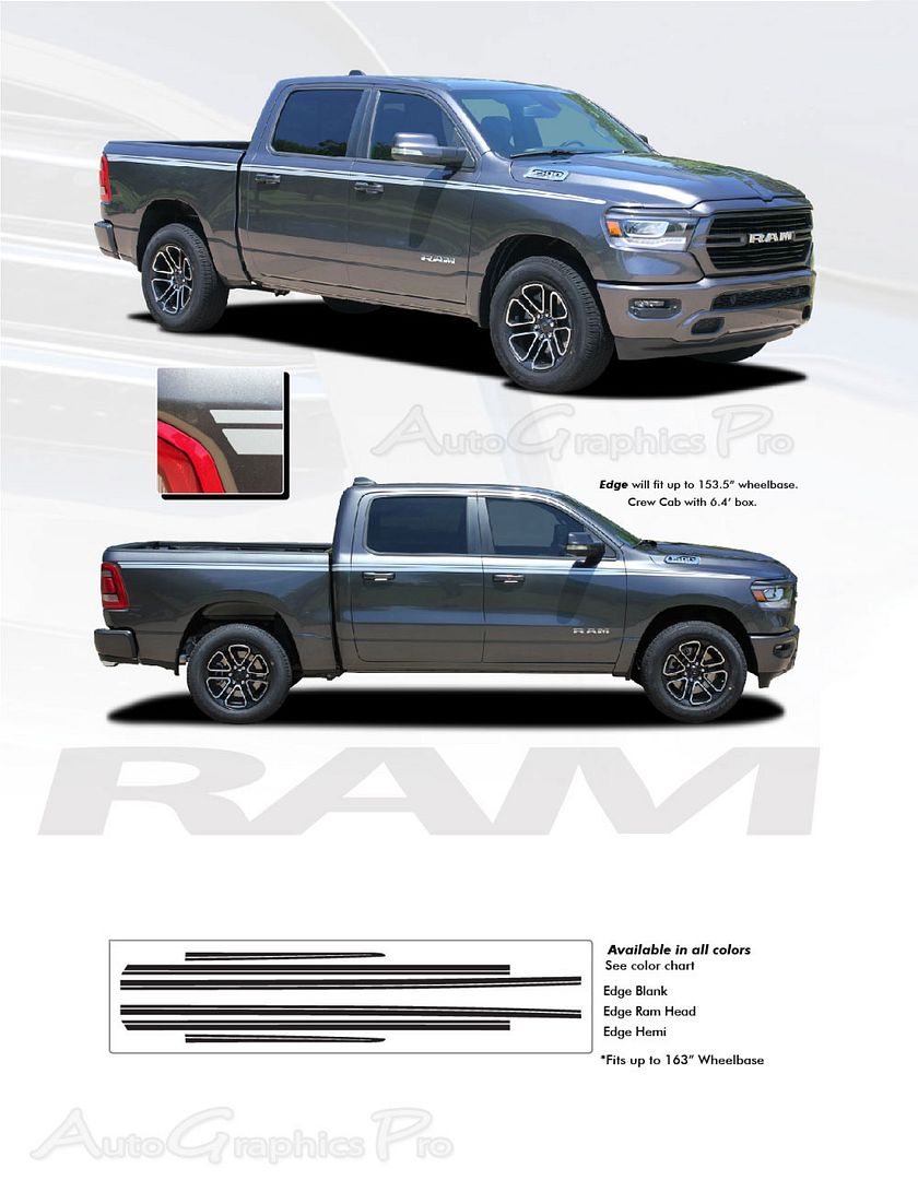 2019 Ram Color Chart