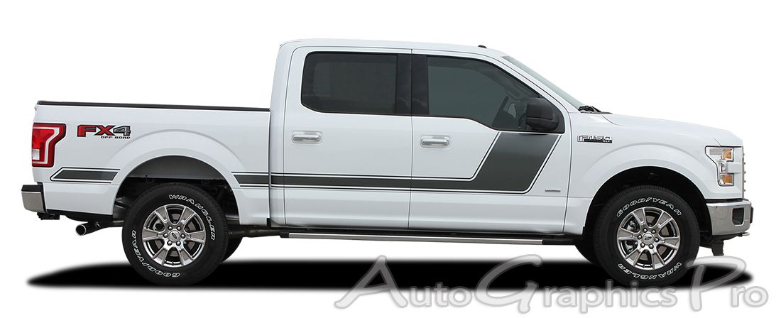 2015-2018 FORCE TWO Hockey Side Vinyl Graphics Kit Decals ...