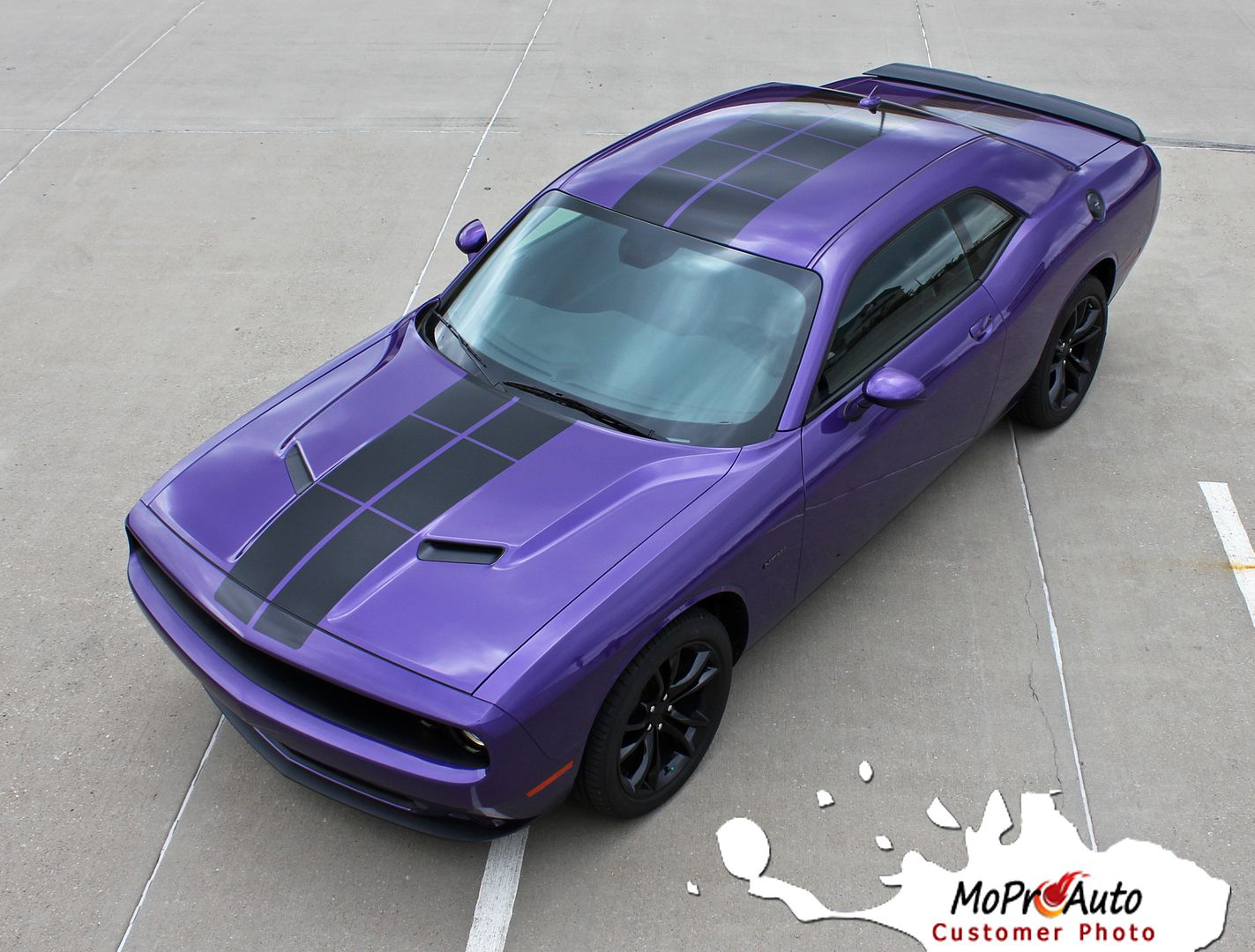 Dodge Challenger PULSE RALLY Vinyl Graphics, Stripes and Decals Package