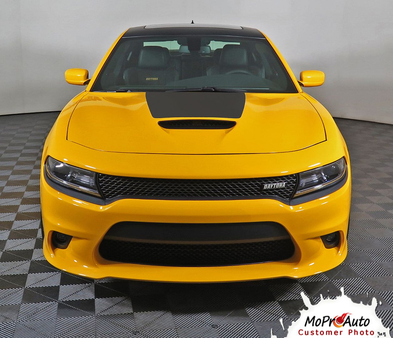 Center Hood Srt Daytona Hemi Vinyl Graphic Decal 2015 2016