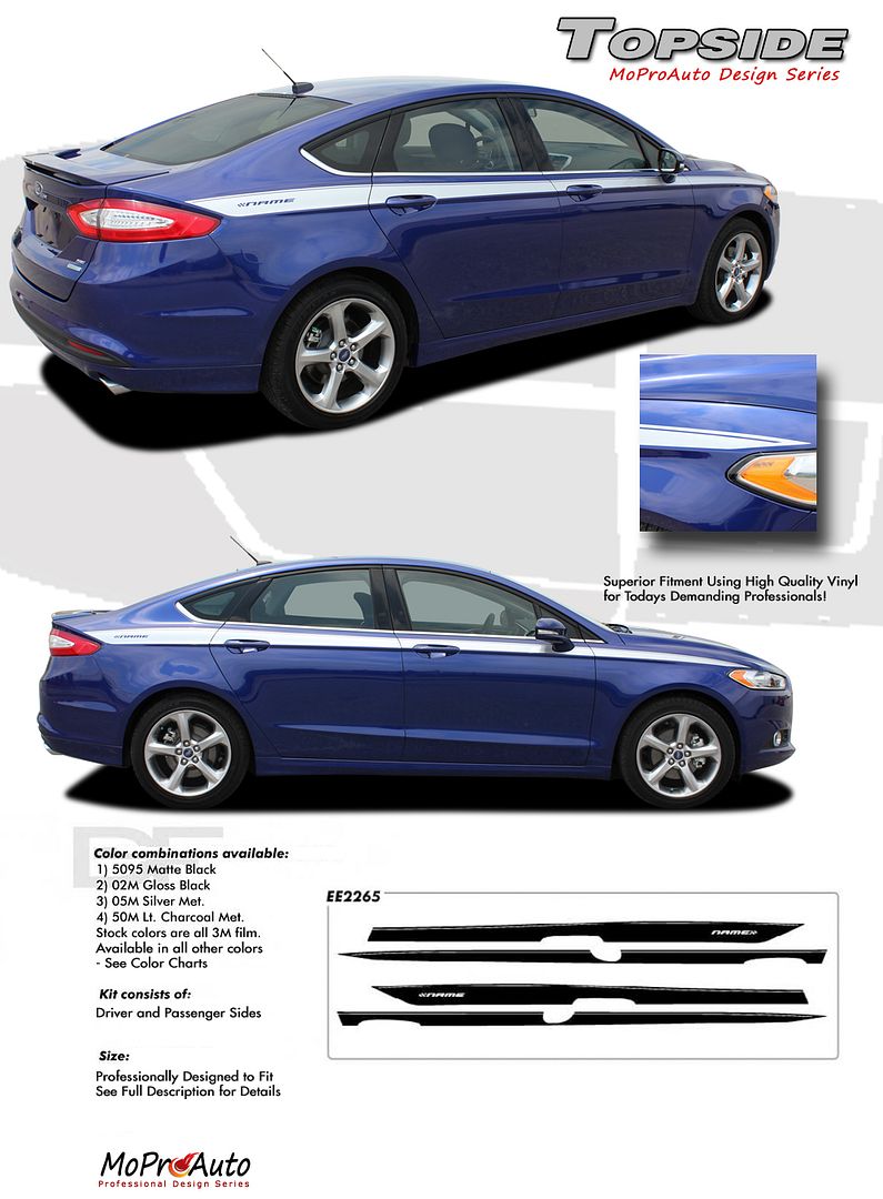 Ford Fusion Color Chart