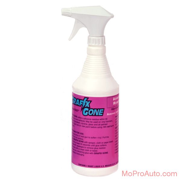 GRAFIX GONE Adhesive Remover - Installation Tool for Vinyl Graphics Striping and Decal Kits