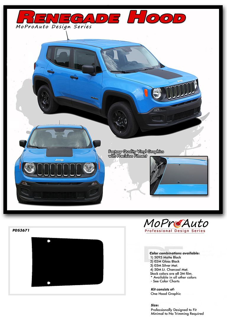 2018 Jeep Renegade Color Chart
