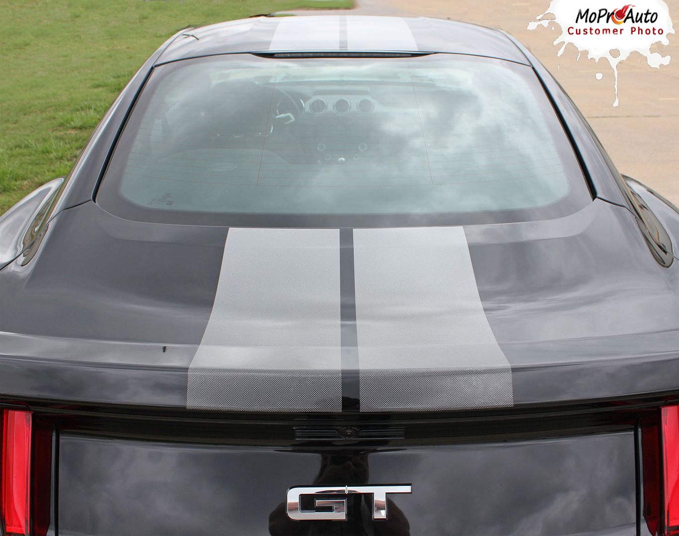 Fade Fading Fader Ford Mustang Racing Hood Rocker Stripse  MoProAuto Pro Design Series Vinyl Graphics, Stripes and Decals Kit