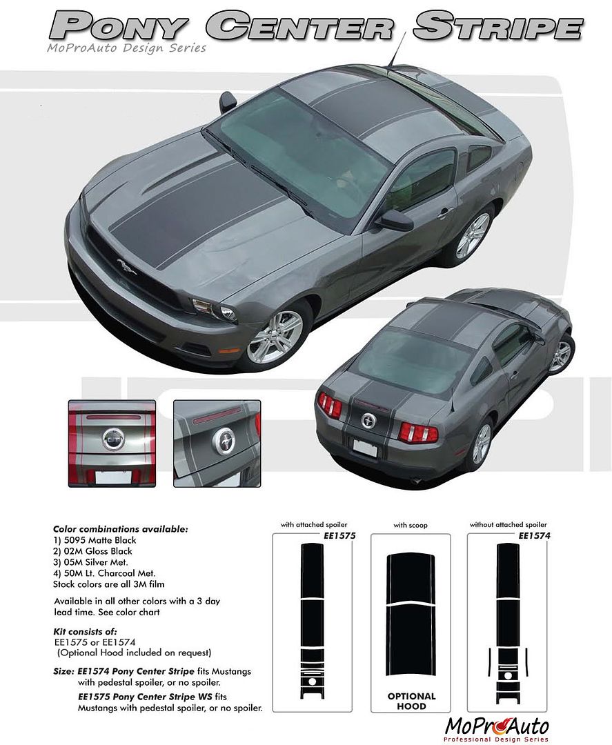 2012 Mustang Color Chart