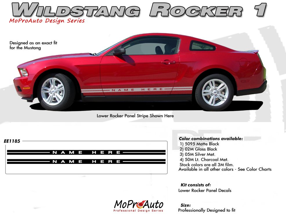 2005 Mustang Color Chart