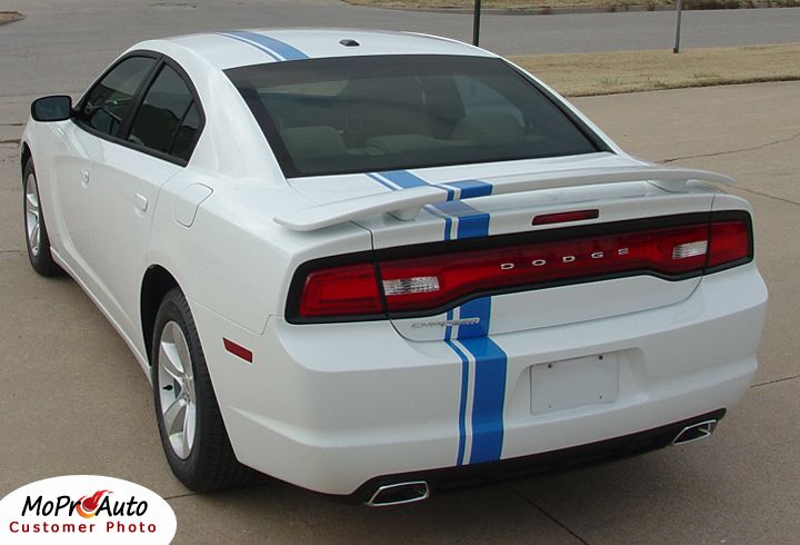 2012 Dodge Charger E RALLY Racing Trunk Stripes Decals Pro Grade 3M 