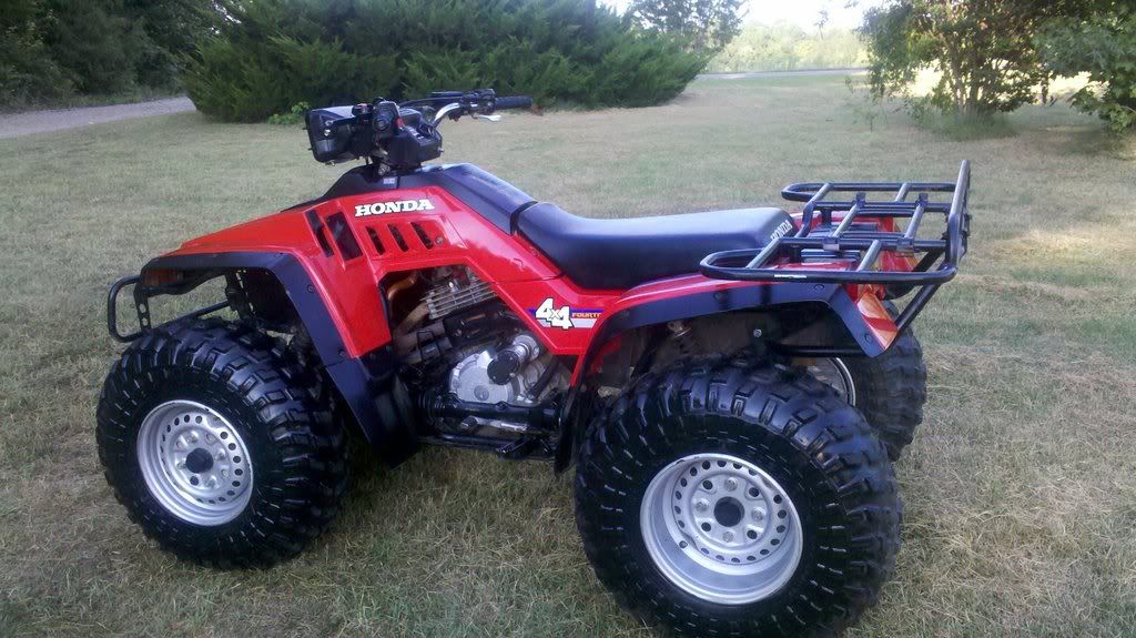 new mud tires for the old 86 trx 350 - Honda ATV Forum