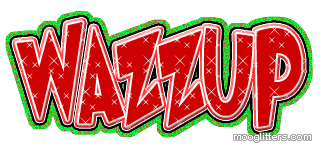 Myspace Wassup Glitter Graphic 010